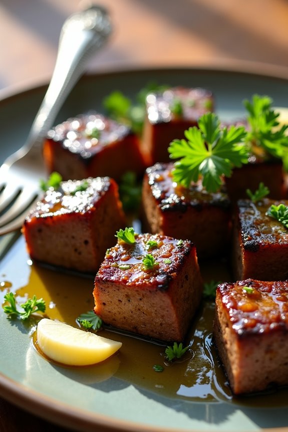 cajun garlic butter steak bites