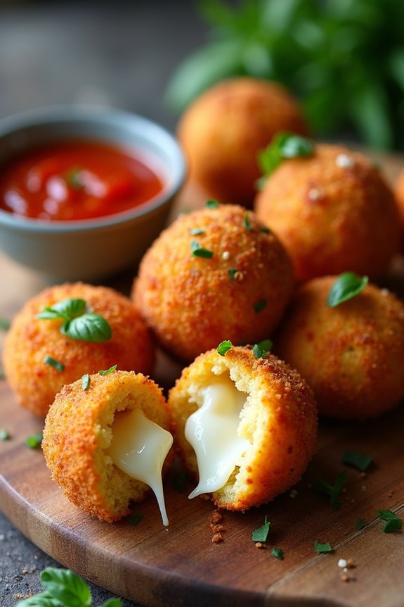 cheesy italian arancini recipe