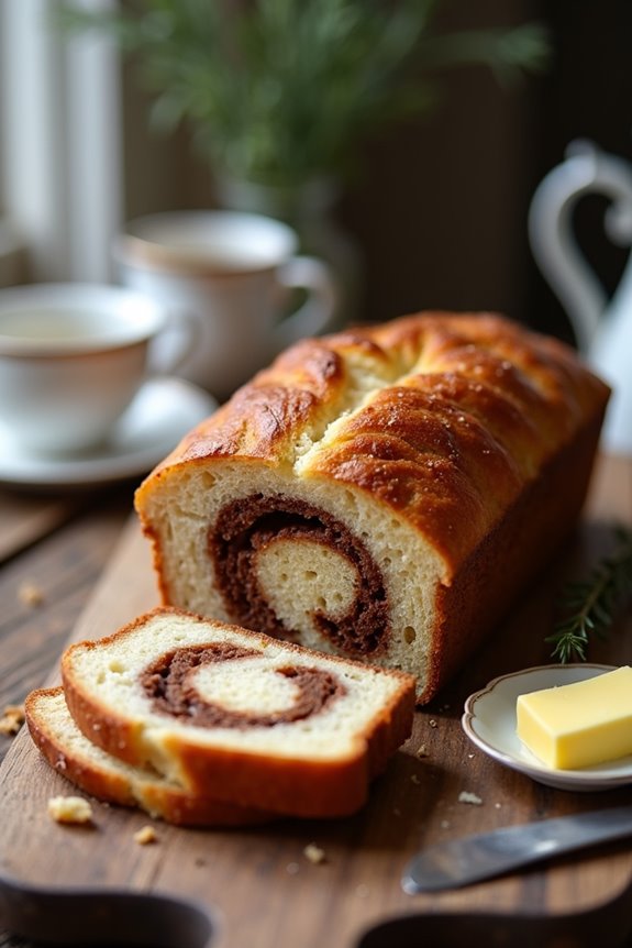 cinnamon swirl donut bread