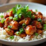 comforting mongolian chicken dish