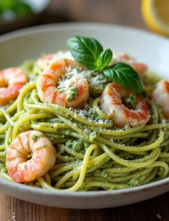creamy pesto pasta delight