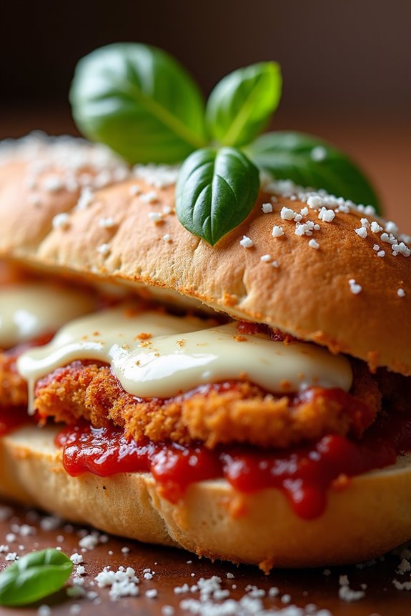 crispy cheesy chicken sandwich