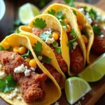 crispy tacos with corn
