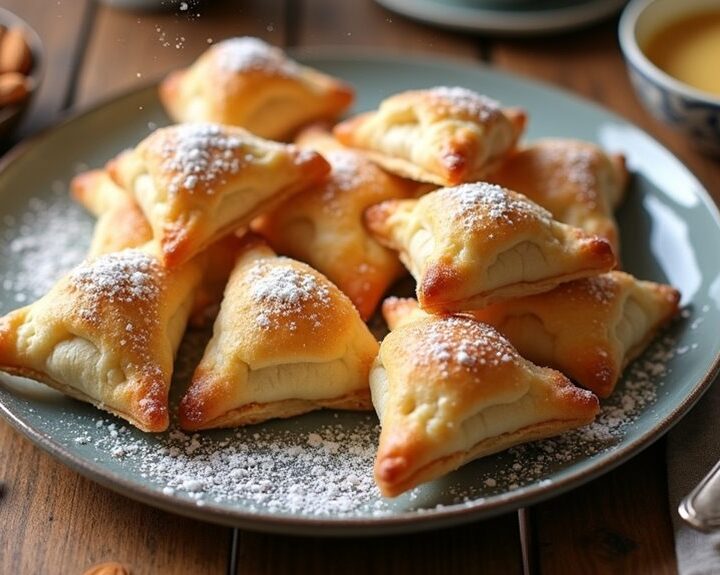 delicious almond custard pastries