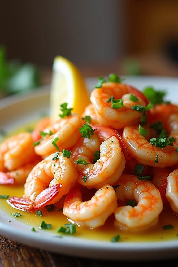 delicious hawaiian garlic shrimp