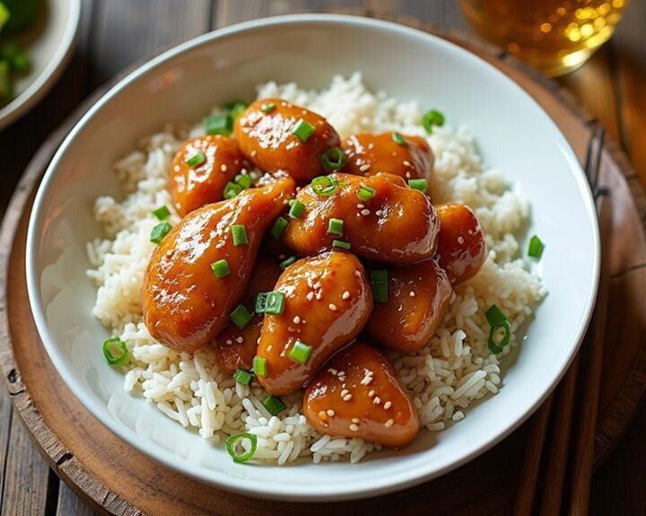 delicious honey garlic chicken