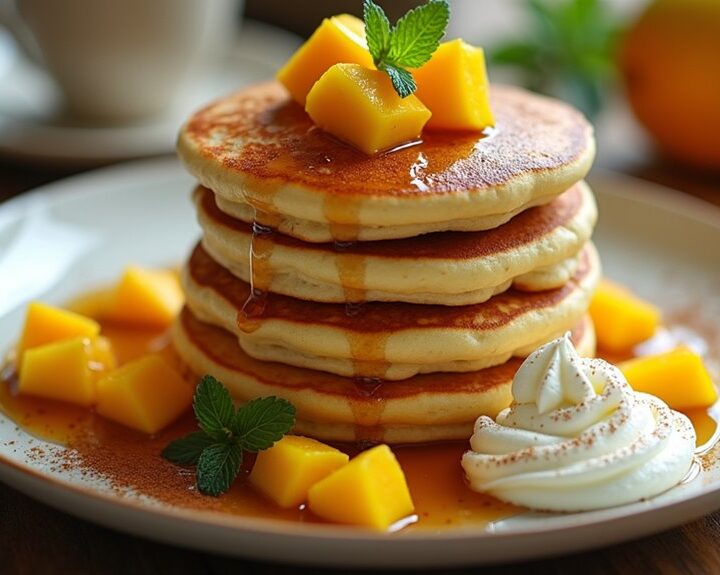 delicious mango pancakes recipe