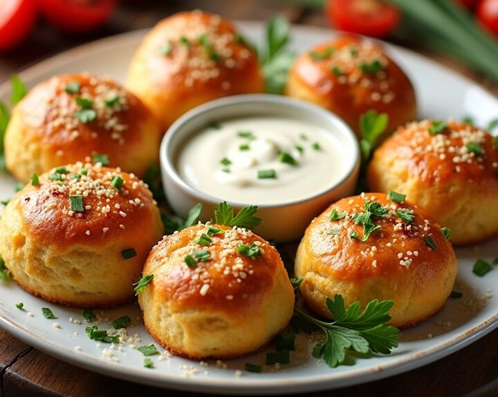 goat cheese and honey bites