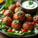 greek inspired meatball cooking recipe