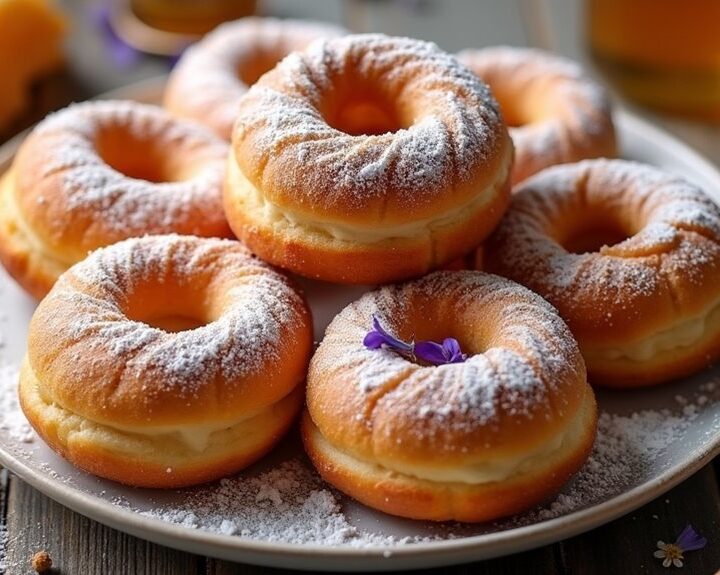homemade honey cruller donuts