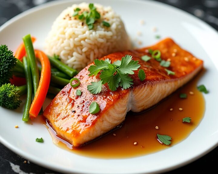 honey garlic salmon recipe