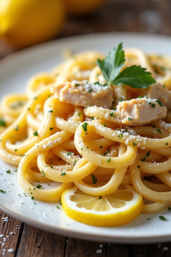 lemon pepper chicken pasta