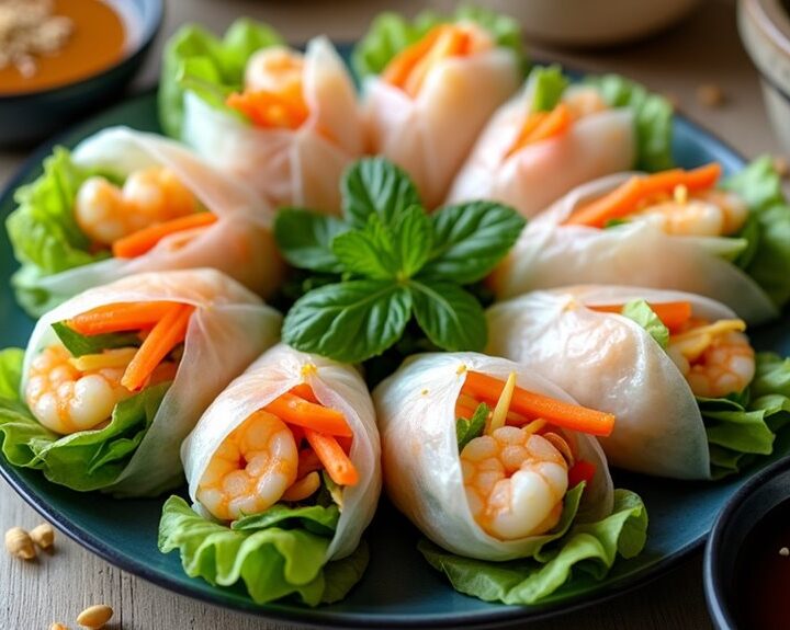 rice paper shrimp rolls
