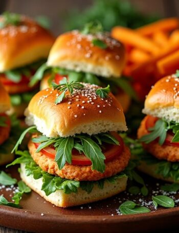 salmon sliders with slaw