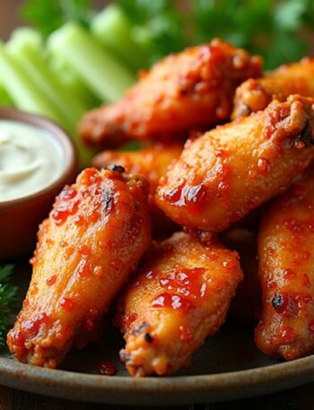 savory baked chicken wings