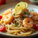 seafood pasta with tomatoes