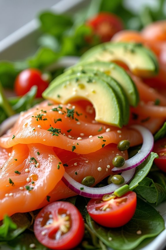 smoked salmon salad recipe
