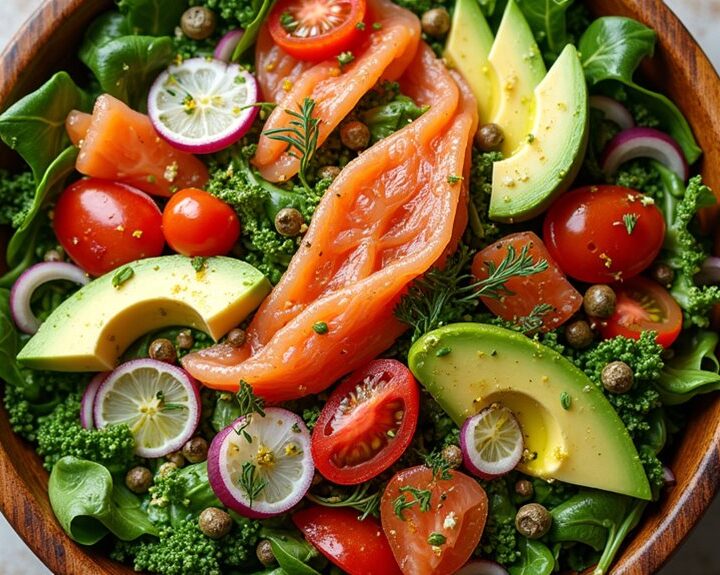 smoked salmon salad recipe