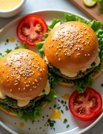 spinach chicken burger recipe