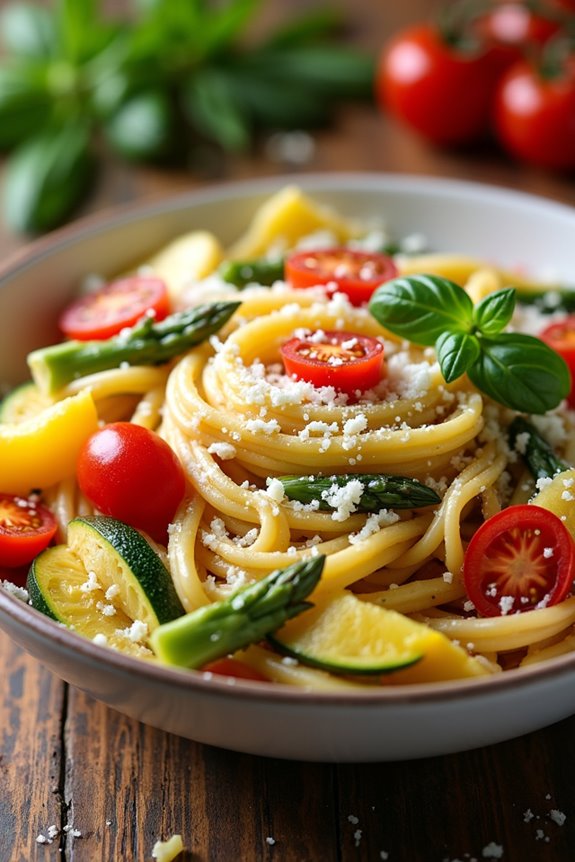 summer pasta primavera recipe