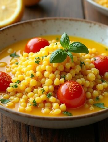 yellow tomato pesto pasta