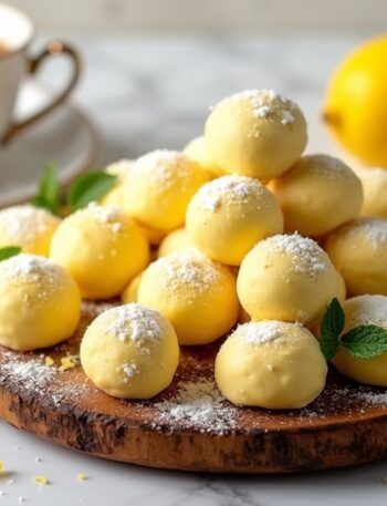 zesty lemon truffles recipe